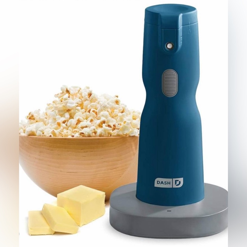 NIB Dash Electric Butter Sprayer, Cordless Butter Sprayer - Pro Chef Blue